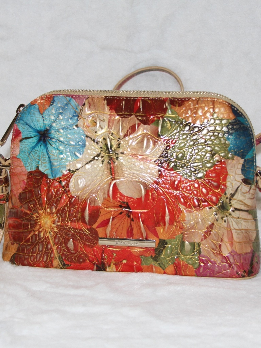 Exact! NWT Brahmin Floral Florita Melbourne Amal Floral Crossbody Bag